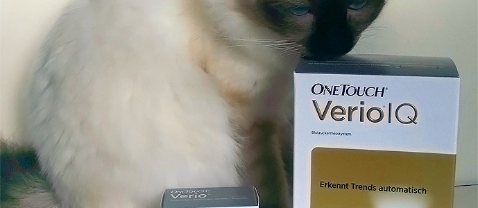 Messgerät One Touch Verio IQ in Verpackung