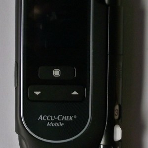 Foto des AccuChek Mobile von oben